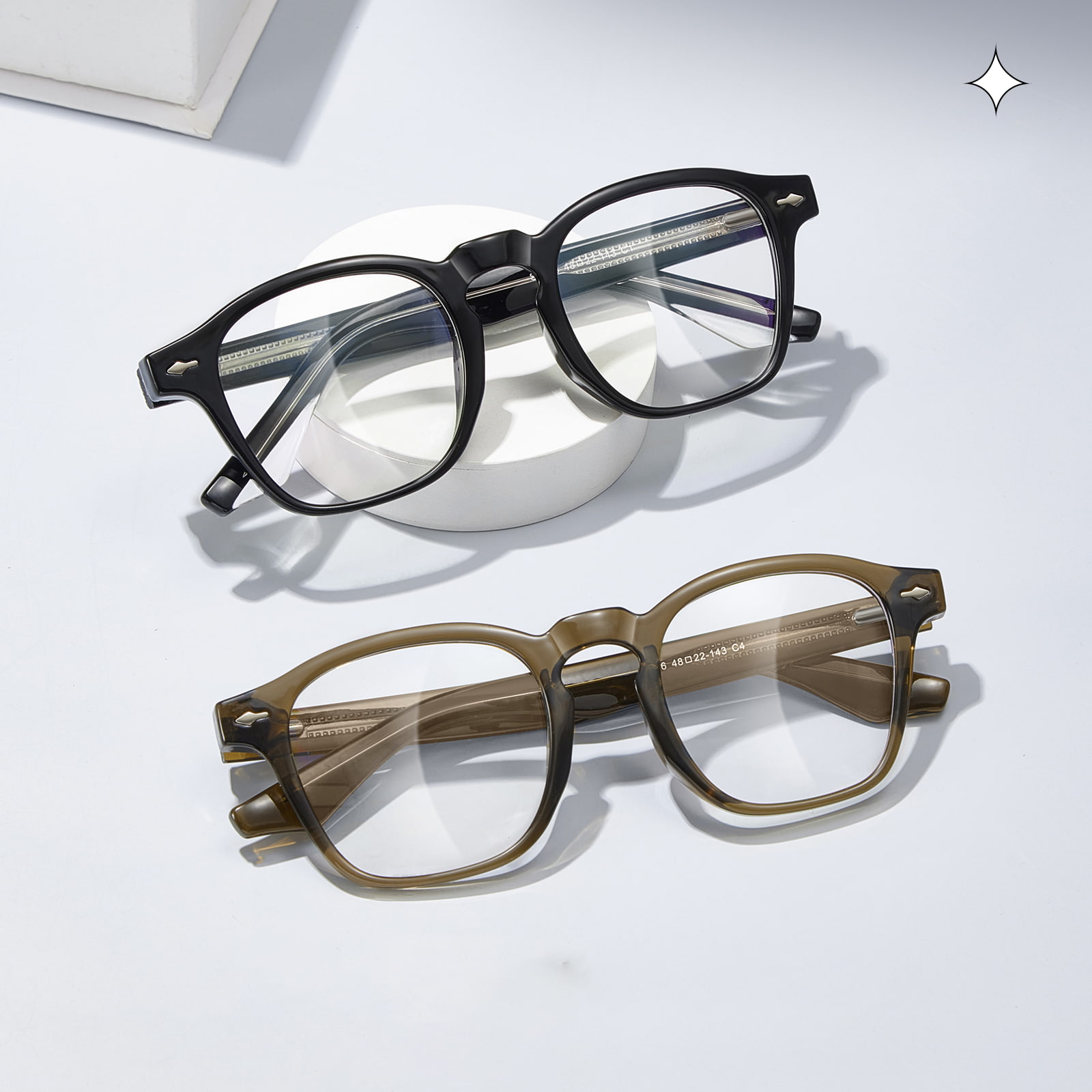 S9016 Punk 3D TR90 szemüveg